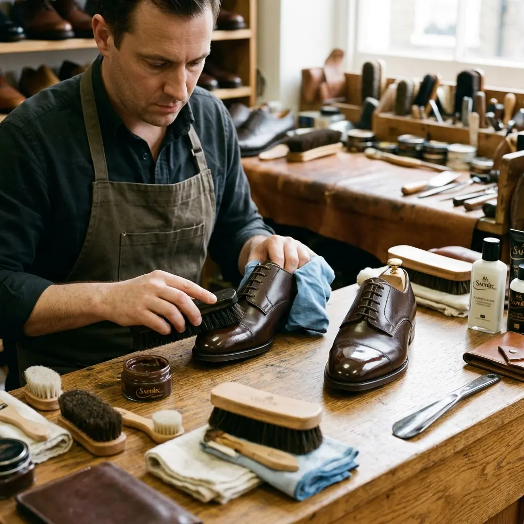 Shoe cleaning and polishing service in Kota