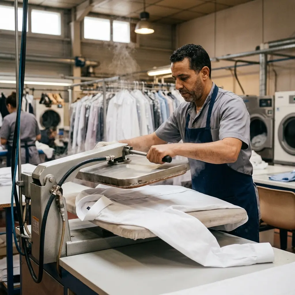 Professional steam ironing service in Kota